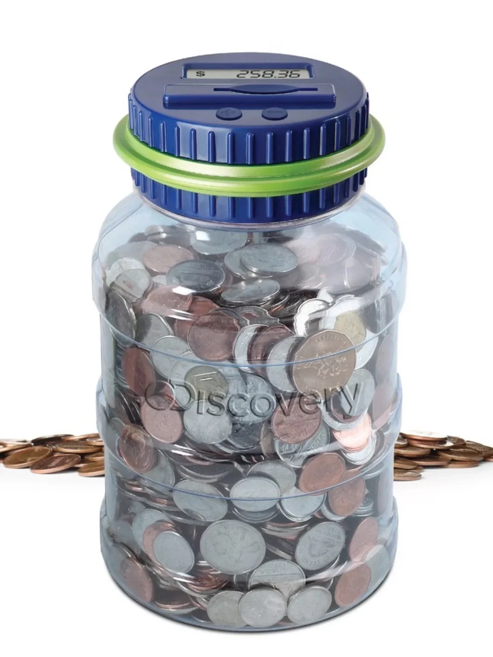 Discovery Kids Digital Coin-Counting Money Jar NEW IN BOX
